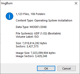 how to burn bootable iso image of windows 10 imgburn